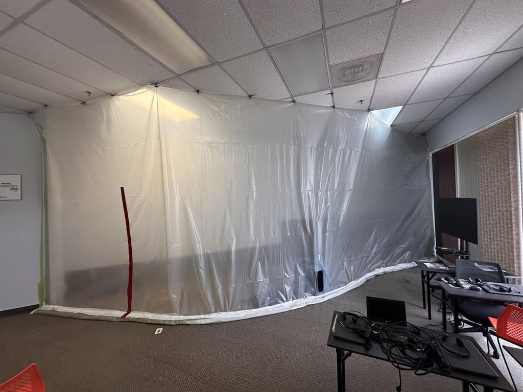mold containment 1 | The 48-Hour Race: Why the Real Disaster in KC Starts After the Clouds Clear